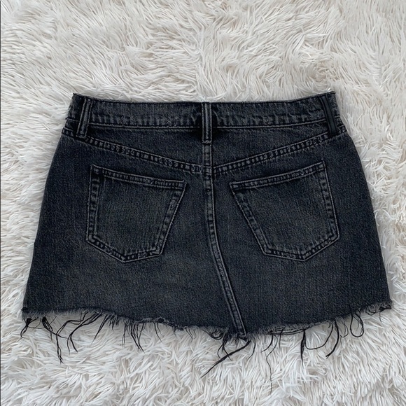 Alexander wang distressed skirt sz 25 - Picture 2 of 6